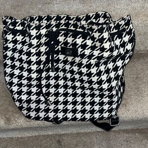 Kipling Monochrome Houndstooth Backpack